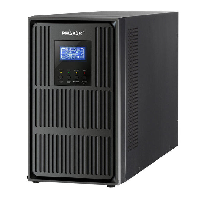 Phasak Sai Ph 9270 Online 10kva/800w Formato Torre  + Incluye Snmp Lcd Rs232-Usb Baterias 20x9ah