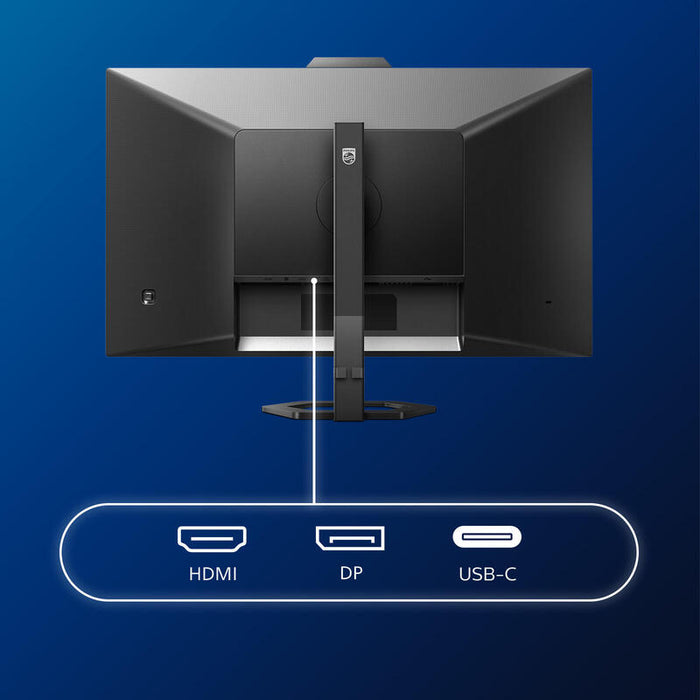Philips 27e1n5600he 5000 Series Monitor Led 27" 2560 X 1440 Qhd @ 75 Hz Ips 300 Cd/M² 1000:1 1 Ms Hdmi Displayport Usb-C Altavoces Negro Con Textura