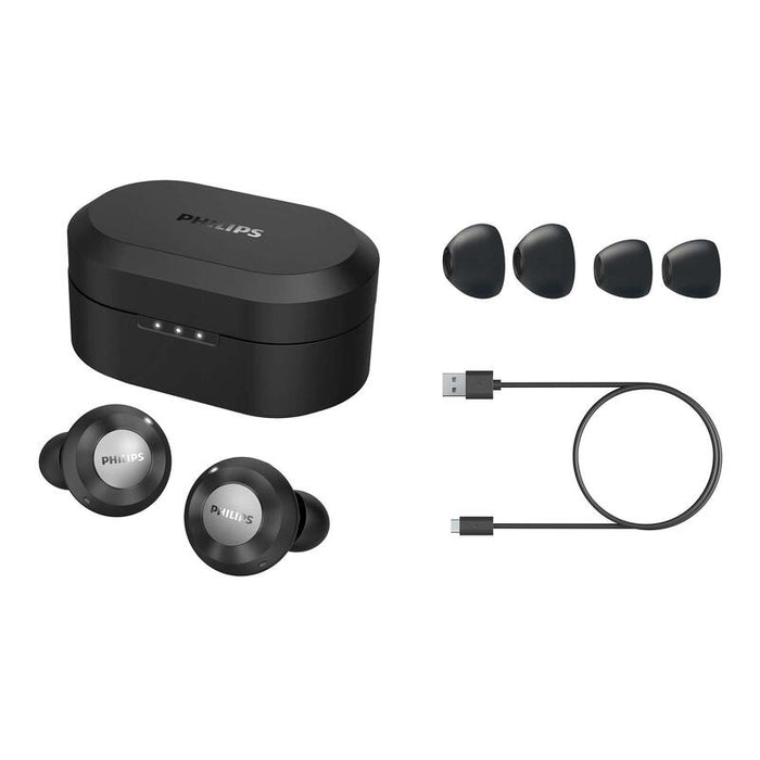 Philips Tat8505bk/00 Auricular Y Casco Auriculares True Wireless Stereo [Tws] Dentro De Oído Música Negro (Philips Tat8505bk True Wireless - Black)