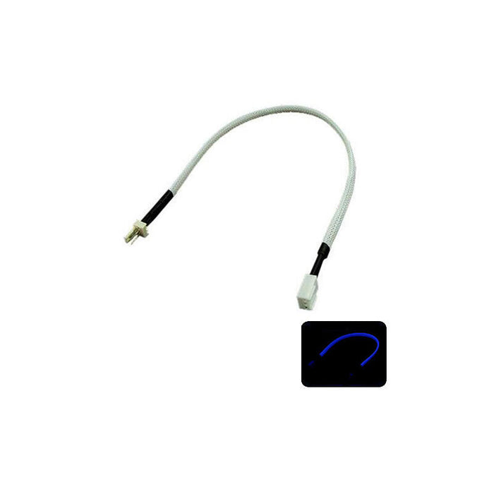 Phobya Alargo 3pin 30cm Sleeve Blanco Uv