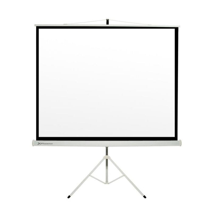 Phoenix Pantalla Proyector 80\1 Ratio 1:1 / 4:3 / 16:9 1.45m X 1.45m Posicion Ajustable Blanco