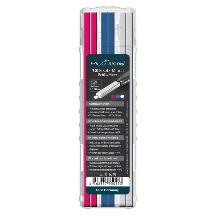 Pica Big Dry Refills Civil Engineering Assorted