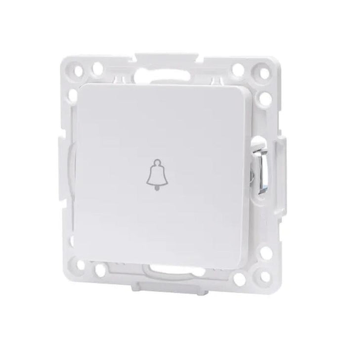 Componente De Timbre Alemán En Elegante Blanco. Ideal Para Modernizar Tu Hogar, Ofrece Excelente Rendimiento, Es Durable Y Fácil De Instalar, Adecuado Para Cualquier Ambiente.