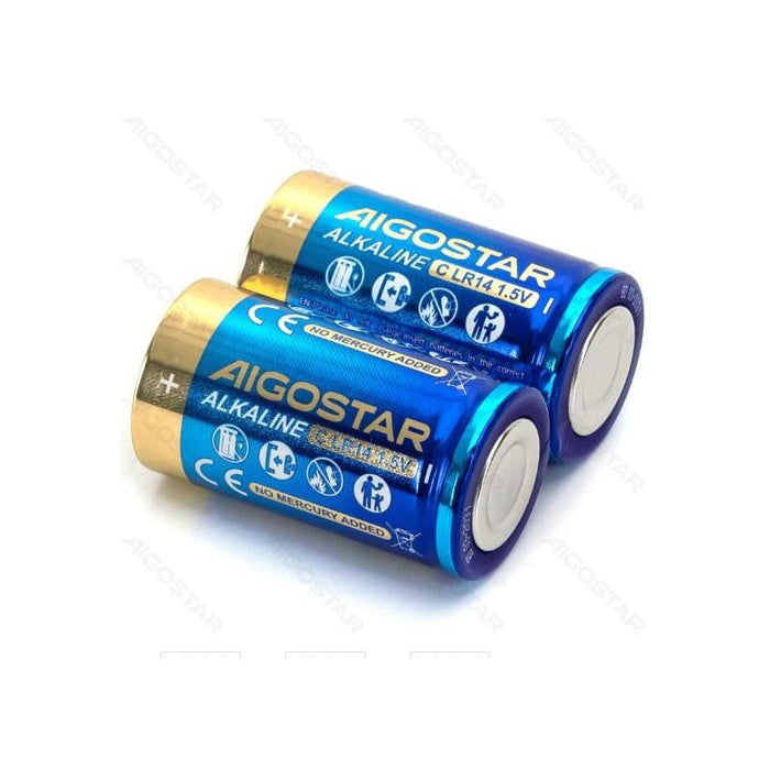 Pila Alcalina Lr14 (C) 1.5v 2 Uds Aigostar