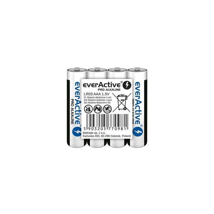 Pilas Alcalinas Aaa / Lr03 Everactive Pro- Bandeja 4 Uds.