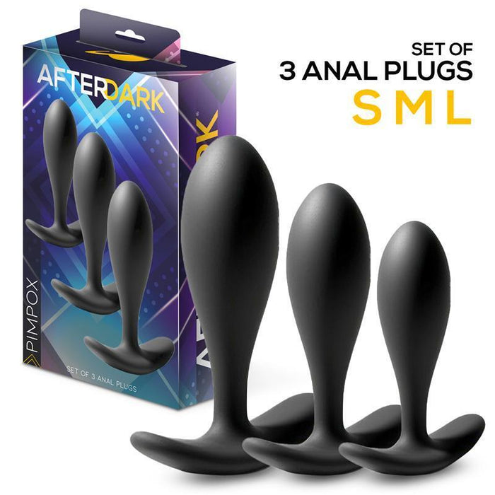 Pimpox Set De 3 Plugs Anales