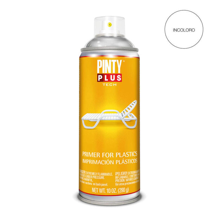 Pintura En Spray Pintyplus Tech Imprimación Plásticos 520cc I199 Transparente