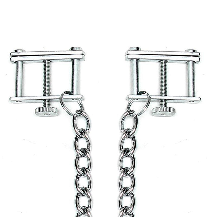 Pinzas Para Pezones Con Cadena-Rimba Bondage Play  Ajustable