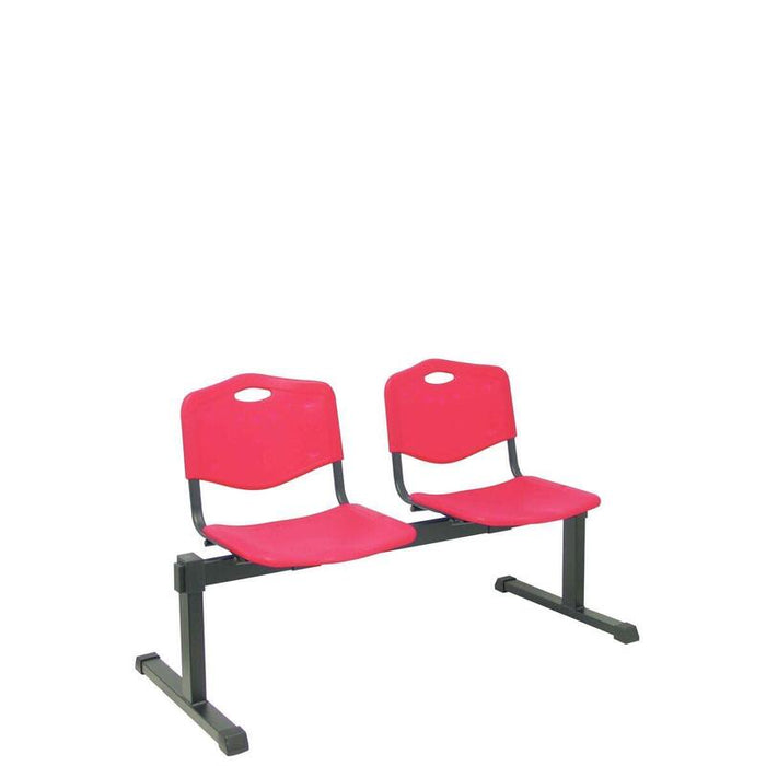 Piqueras Y Crespo Bancada Iso Plastic 2 Plazas Pvc Color Rojo ¡Ultimas Unidades!!