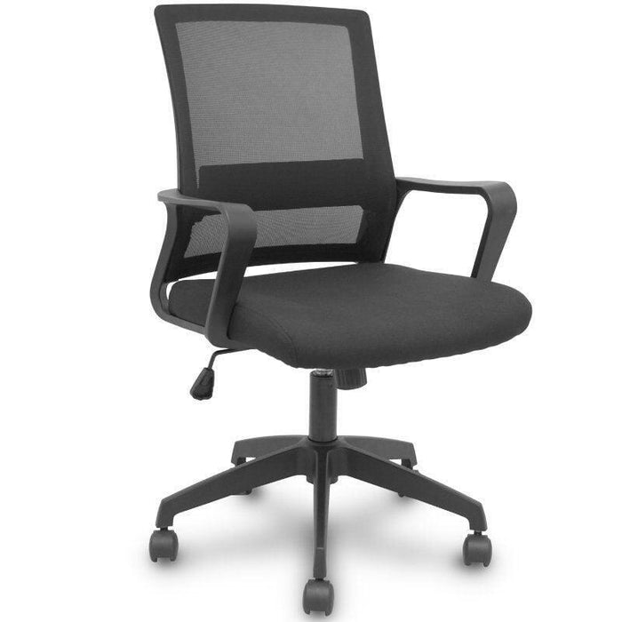 Piqueras Y Crespo Forol Silla Ergo535 Negra Basculante Respaldo Malla Negro Asiento Tela Negro Ruedas Nailon