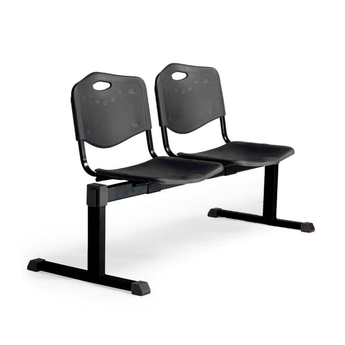 Piqueras Y Crespo Nowy Styl Bancada Iso Plastic 2 Plazas Pvc Color Negro
