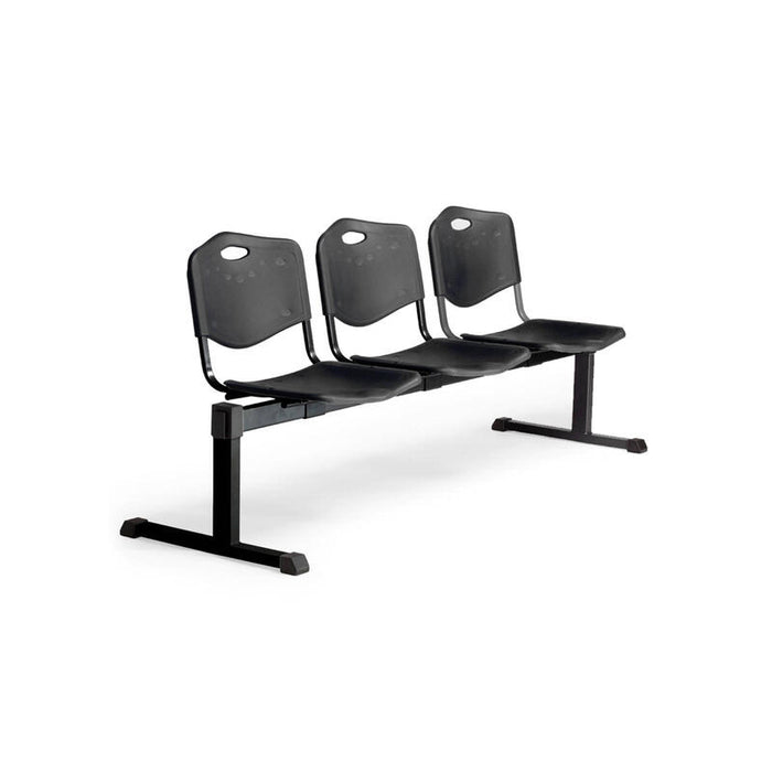 Piqueras Y Crespo Nowy Styl Bancada Iso Plastic 3 Plazas Pvc Color Negro