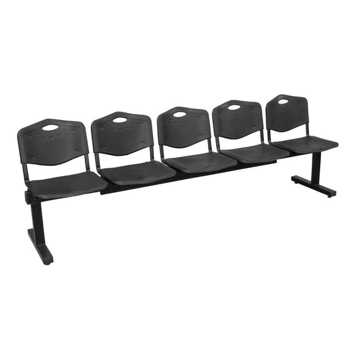 Piqueras Y Crespo Nowy Styl Bancada Iso Plastic 5 Plazas Pvc Color Negro
