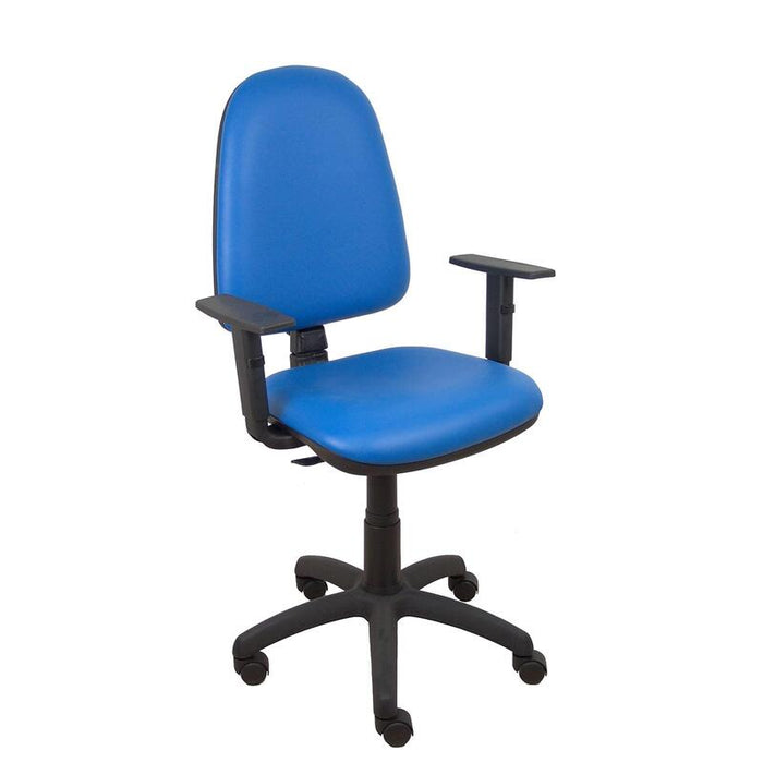 Piqueras Y Crespo Silla Aýna Similpiel Azul Brazos Regulables