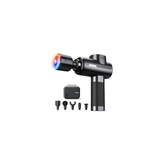 Pistola De Msaje Muscular Renpho Active Thermacool Calor Y Frio 3200rpm 150w 5 Velocidades Estuche Y