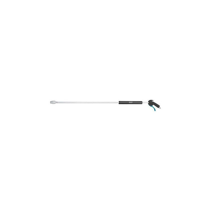 Pistola De Soplado Hazet 9040lg-3/2, Larga, Herramienta De Soplado Negro/Azul, Con Boquilla Venturi, Boquilla Lateral De 90° 9040lg-3/2