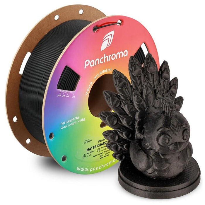 Pla Matte 1,75mm Charcoal Negro 1kg