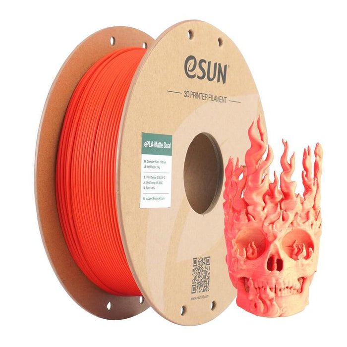 Pla Matte Dual 1,75mm Rojo Amarillo 1kg