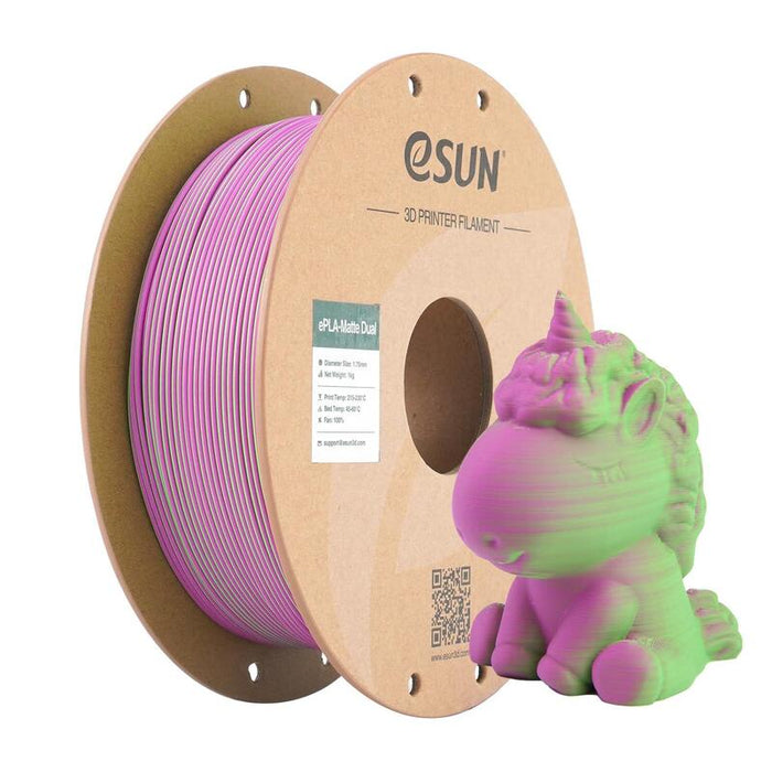 Pla Matte Dual 1,75mm Verde Pink 1kg
