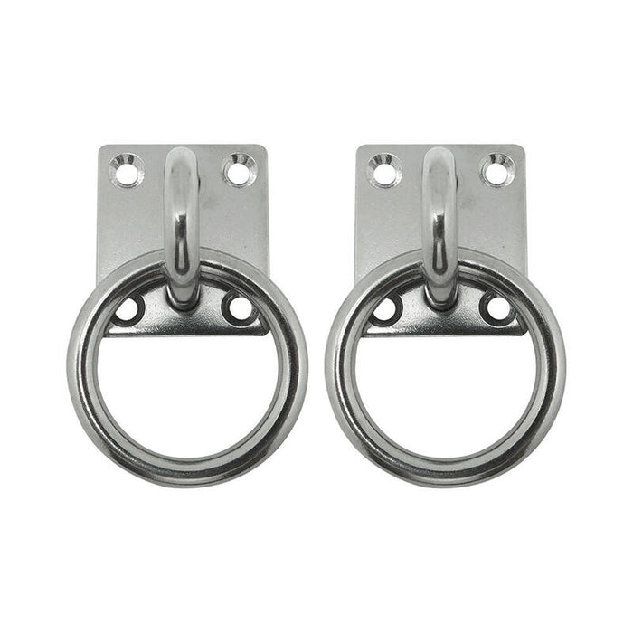 Placa Amarre Con Anilla Ap13, 6 Mm, Inoxidable, Blister 2 Uds