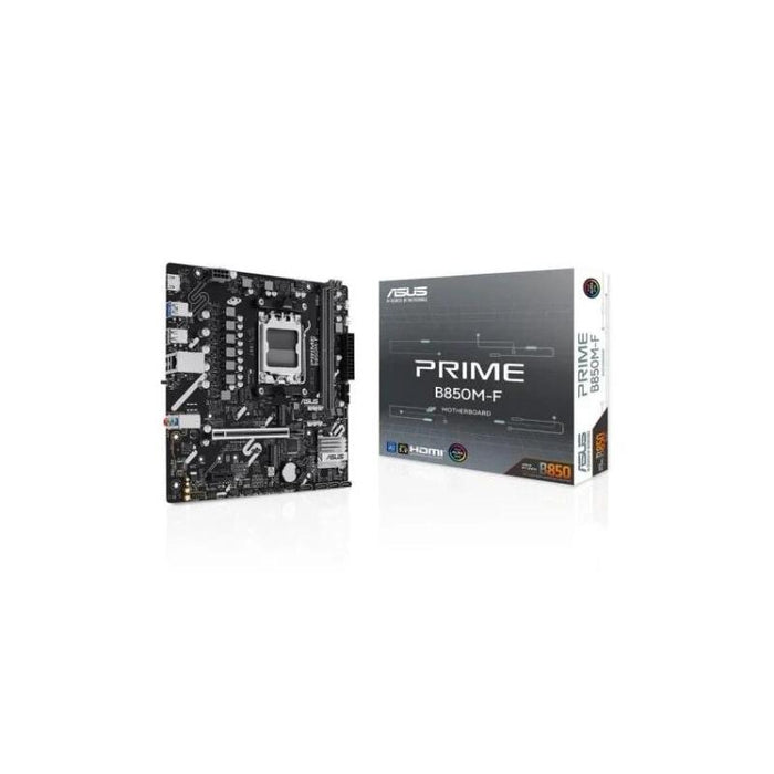 Placa Asus Prime B850m-F,Amd,Am5,B850,2ddr5,128gb,1hdmi,4sata3+2m.2,Gblan,5usb3.2,Matx  90mb1n90-M0eay0