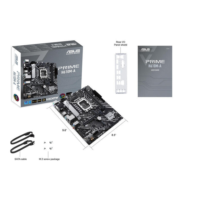 Placa Base Asus Prime H610m-A-Csm Intel H610 Lga 1700 Micro Atx