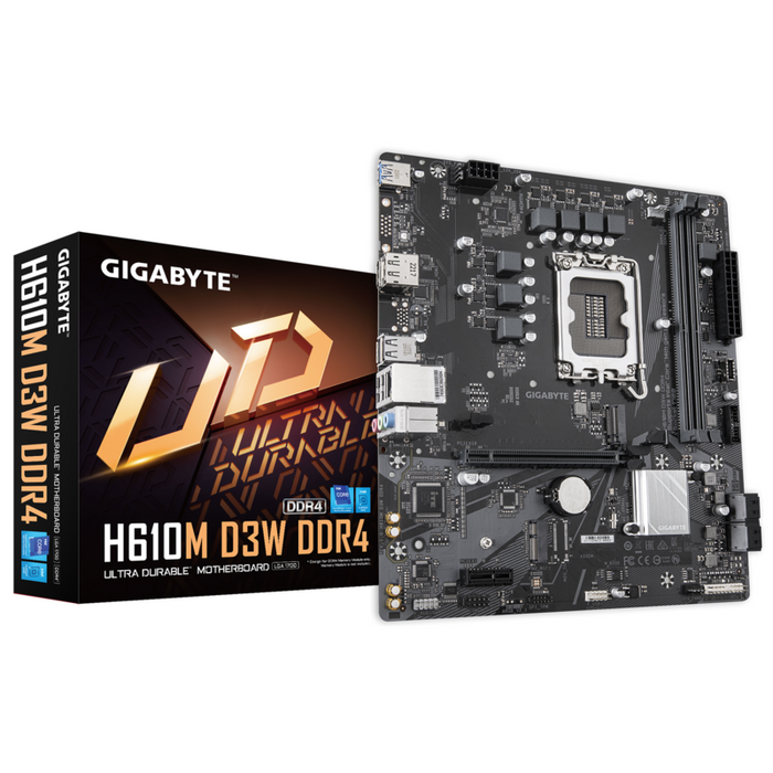 Placa Base Gigabyte Giga H610m D3w Ddr4 S1700 Atx
