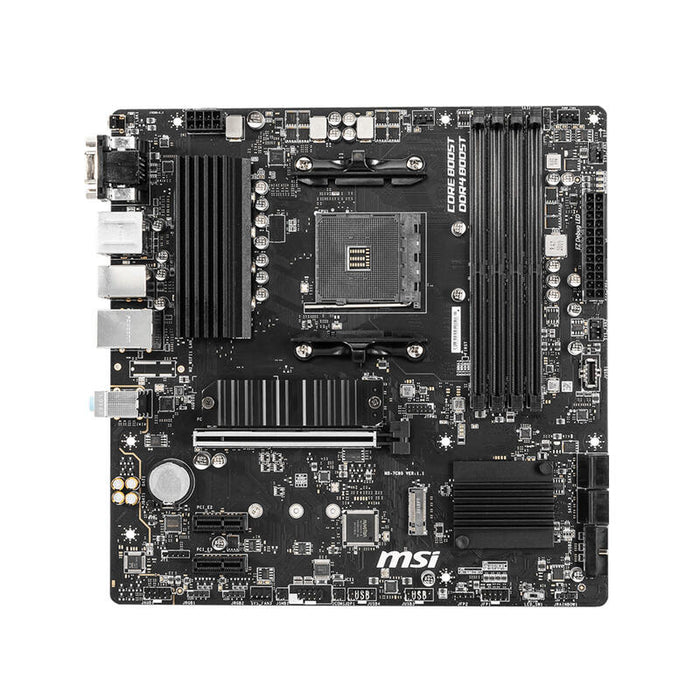 Placa Base Msi Am4 B550m Pro-Vdh M-Atx/4xddr4/4xsata6/4xusb 2.0+2xusb 3.2 911-7c95-017