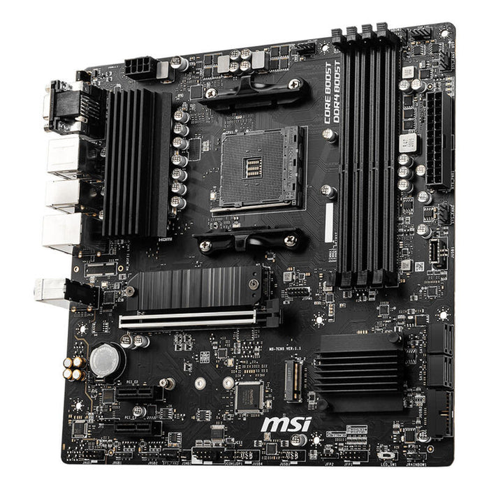 Placa Base Msi Am4 B550m Pro-Vdh M-Atx/4xddr4/4xsata6/4xusb 2.0+2xusb 3.2 911-7c95-017