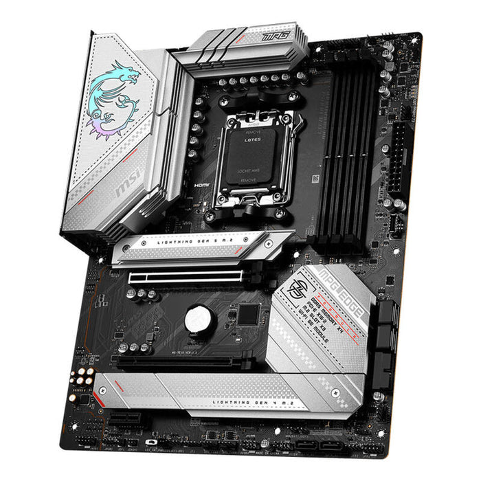 Placa Base Msi Mpg B650 Edge Wifi Amd Socket Am5 Ddr5 Up To 128gb 2xpcie X16 6xsata Atx