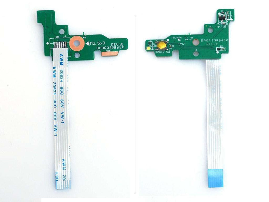 Placa Del Botón De Encendido Con Cable Para Portátil Hp G4-2000 G6-2000 G7-2000 Da0R33Pb6E0