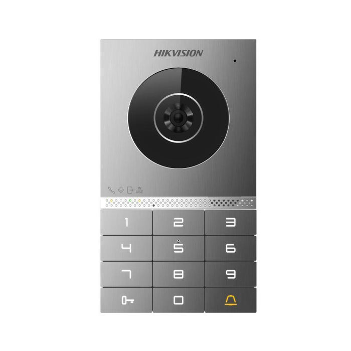 Placa Exterior De Videoportero Hd 2 Hilos Cámara 2mp Teclado Numérico Pin