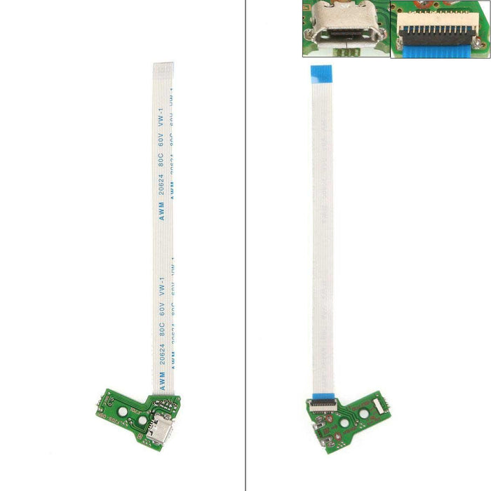 Placa Conector De Carga Usb Para Ps4 12 Pines Jds-055