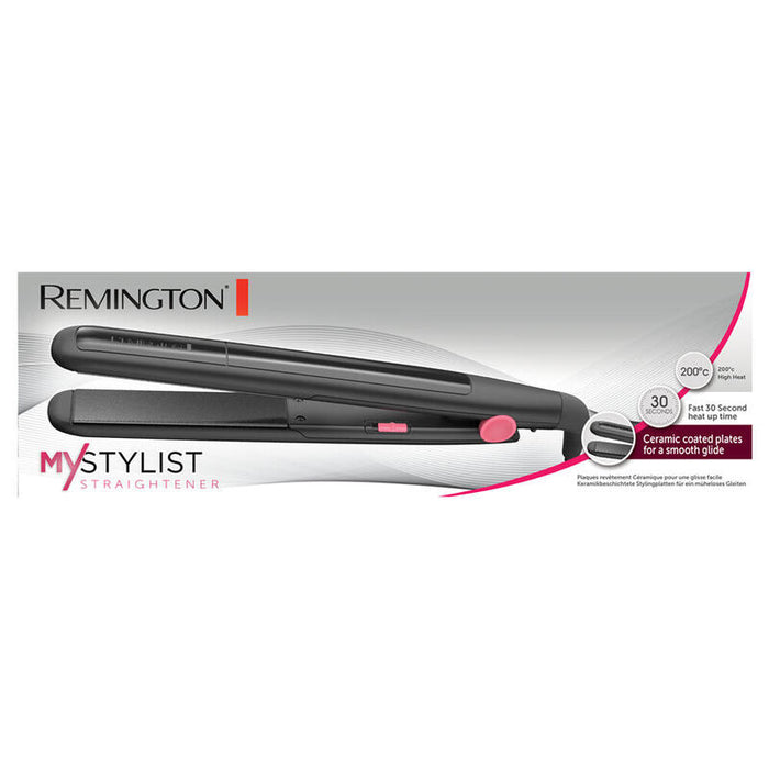 Plancha De Pelo Remington S1a100, Plancha De Pelo Revestida De Cerámica Con Placas Flotantes My Stylist, Diseño Delgado