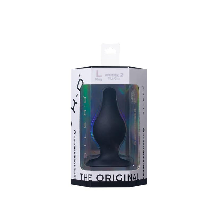 Silexd - Modelo 2 Plug Anal Silicona Premium Silexpan Premium Termorreactivo Talla L