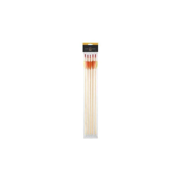Poe Lang Target Wooden 30" D-027a-B1 Flechas De Madera 5 Piezas
