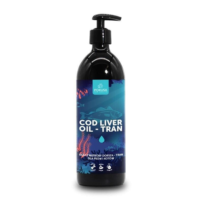 Pokusa Cod Liver Oil - Aceite De Hígado De Bacalao Para Perros Y Gatos  500ml