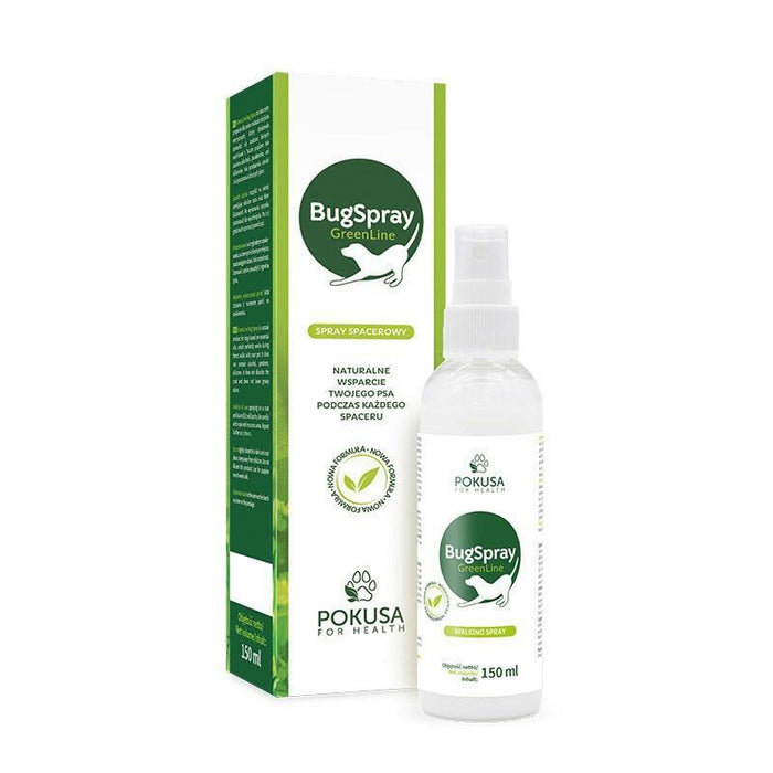 Pokusa Greenline Bugspray - Spray Para Paseos Para Perros - 150 Ml