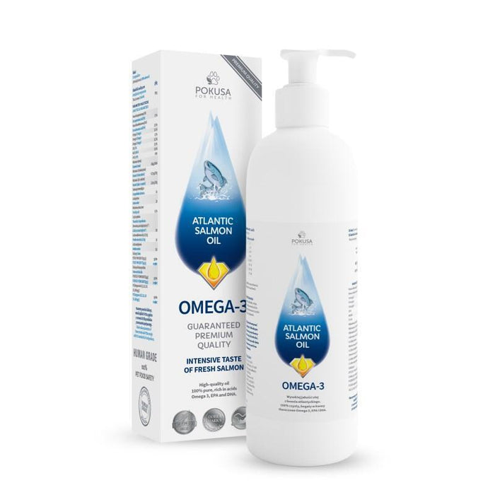 Pokusa Rawdietline Atlantic Salmon Oil - Suplementos Para Perros Y Gatos - 100ml