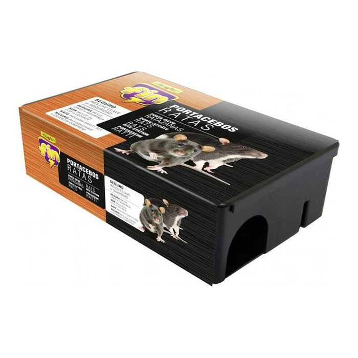 Portacebos Ratas Fin, No Contiene Cebo; 24,5 X 15 X 7,5 Cm