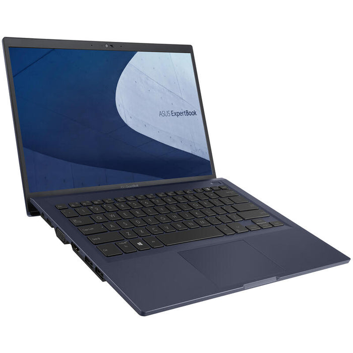 Portátil Reacondicionado Asus Expertbook B1 B1400 14" I5-1135g7 8gb 256gb, W.11 Pro Instalado Azul Metalico Teclado Español Deterioro Alto 1 Año De Garantia