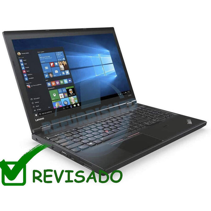 Portatil Reacondicionado Lenovo Thinkpad L570 I5-7300u 8gb 512gb Ssd 15.6"Fhd W11p Instalado Teclado Español Negro 1 Año De Garantia  No Webcam