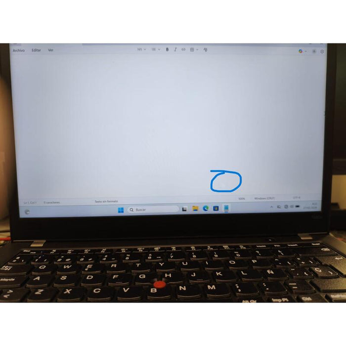 Portatil Reacondicionado Lenovo Thinkpad T480s 14"Fhd Tactil I5-8250u 8gb 256gb Ssd W11p Instalado Grado B Teclado Español1 Año De Garantia