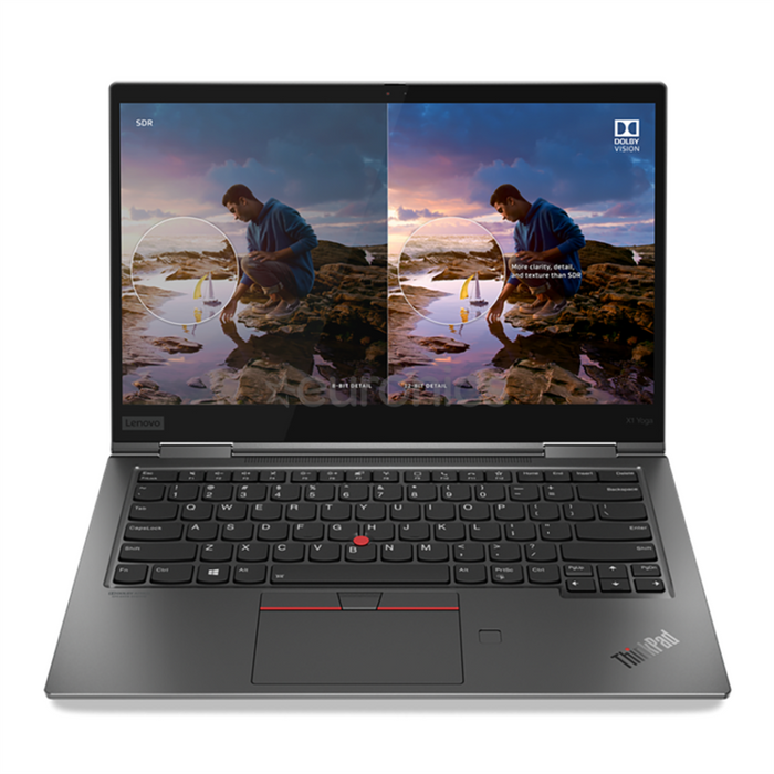 Portatil Reacondicionado Lenovo X1 Yoga  G3 I5-8250u 8gb 256gb 14" Fhd Táctil W11p Instalado Teclado Italiano 1 Año De Garantia
