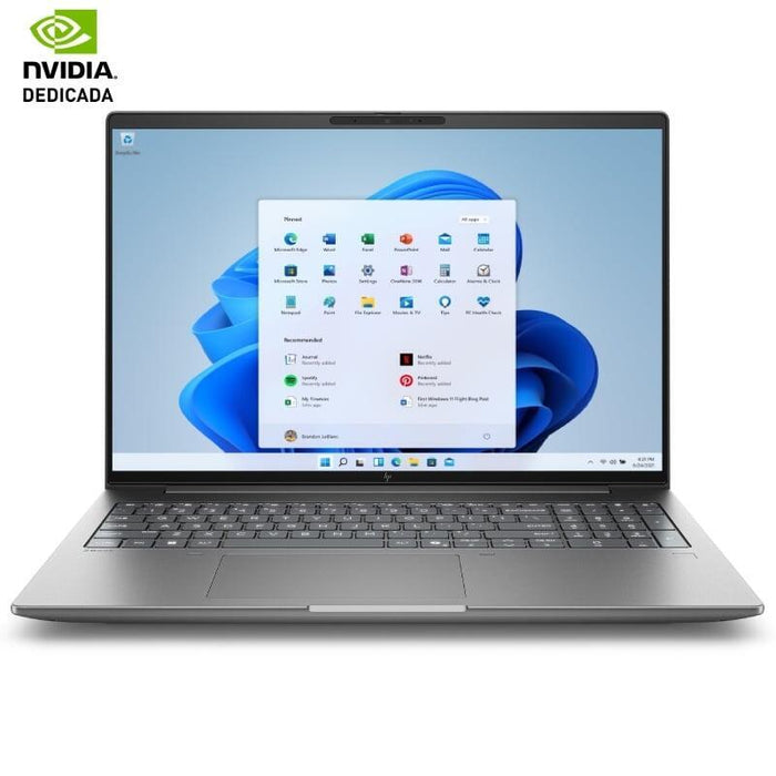 Portátil Workstation Hp Zbook X G2i Intel Core Ultra 7-366h 32gb 1tb Ssd Rtx Pro 2000 Blackwell 16' Win11 Pro