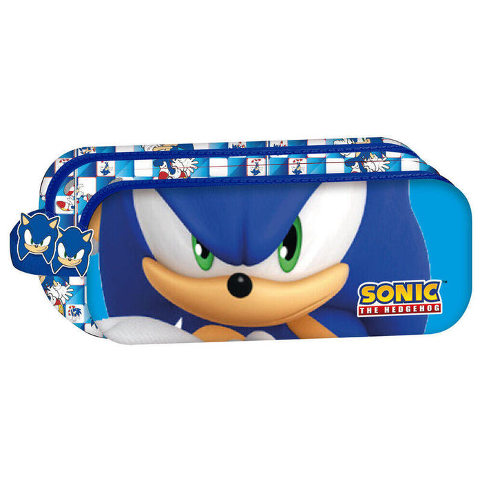 Portatodo Sonic The Hedgehog Case Triple