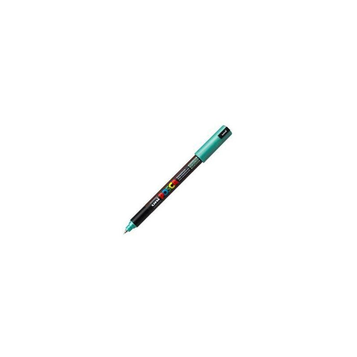 Posca Marcador  Pc-1mr No Permanente Punta Extrafina 0.7mm Verde Metálico