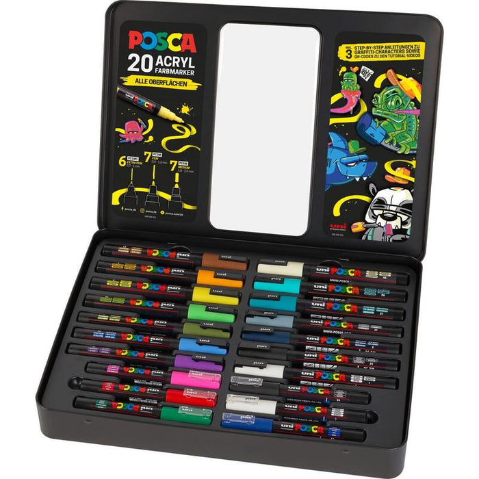 Posca Marker Uni Estuche Graffiti 20x
