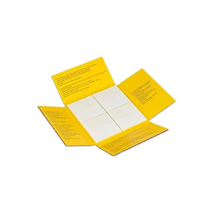 Post-It Bloc Notas 73x73mm 36h Pack De 12 Transparente