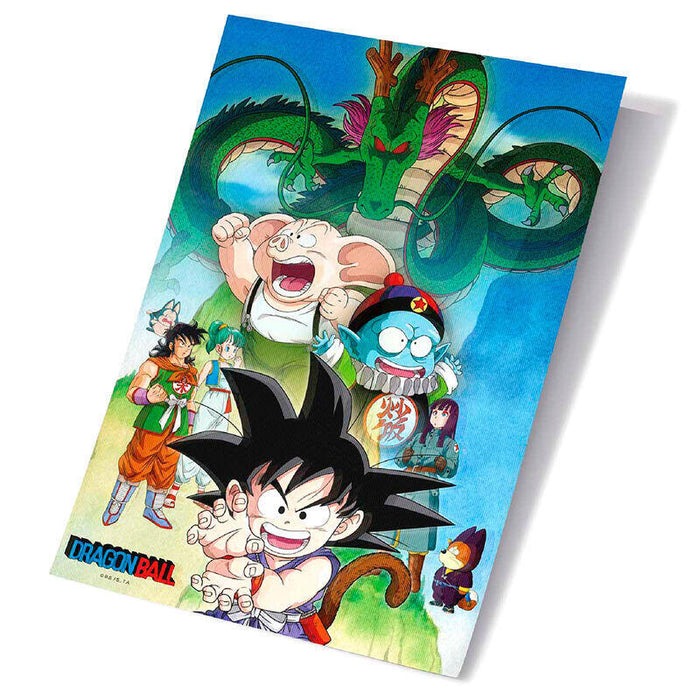 Poster 3d 38x58cm Shenron And Heroes Dragon Ball